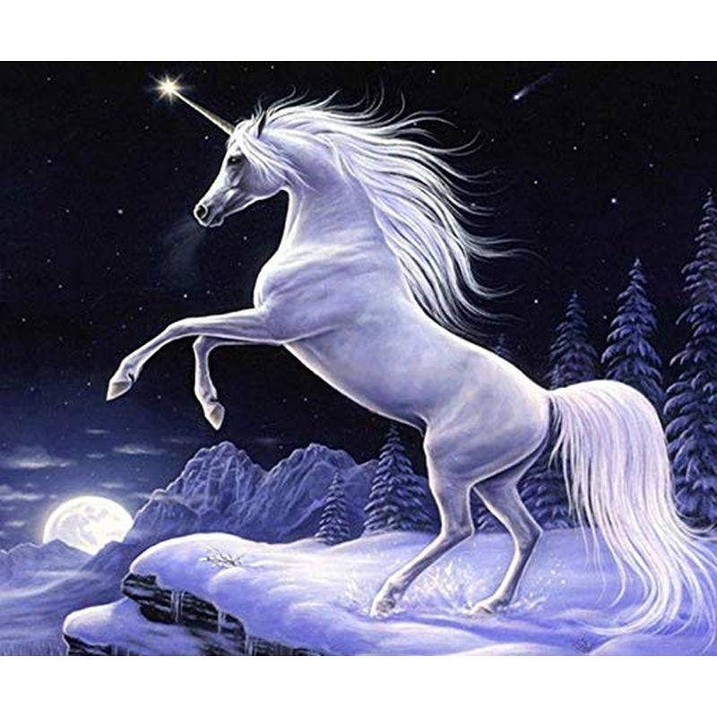 5D DIY Diamond Painting Cat and Horse Animal Diamond Embroidery Cross Stitch Kit Full Rhinestone Mosaic Home Decor