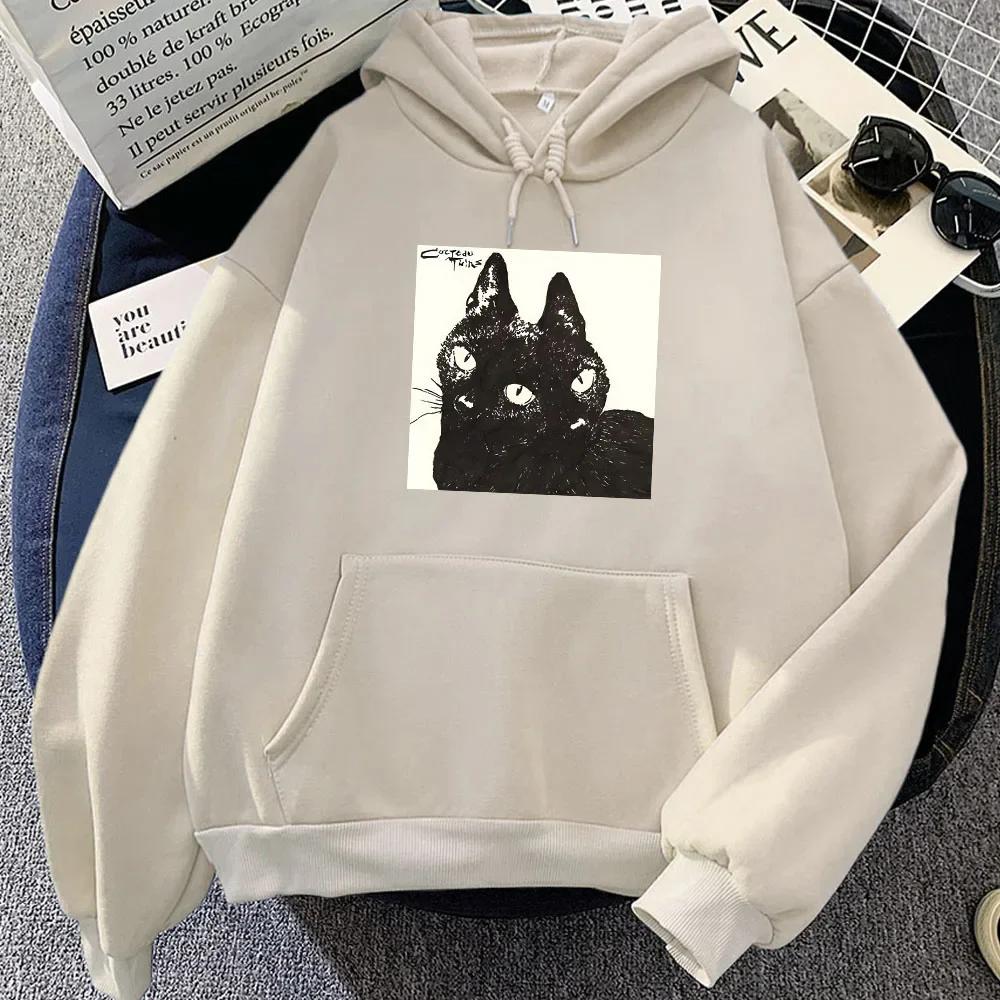 Cocteau Twins Hoody Rock Band Graphic Printing Sweatshirts Sudaderas Con Capucha Women Clothing Moletom Hip Hop Grunge Hoodies