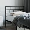 VidaXL Black Metal Headboard 75 Cm 355685