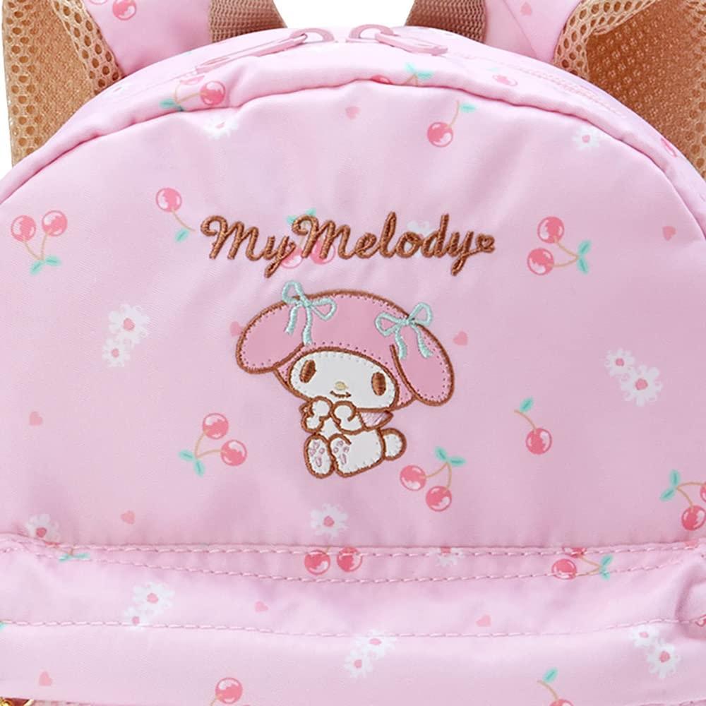 [Sanrio] Backpack for Children, Lower Grades, Elementary School Students, Pink, Polyester, My Melody, Water Repellent, Name Space, Reflective Tape, Ch