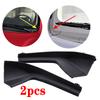 Black Front Windshield Wiper Side Trim Cover Water Deflector Wrap Corner Kit Fit For Nissan Tiida Versa 2005-2012 Exterior Part