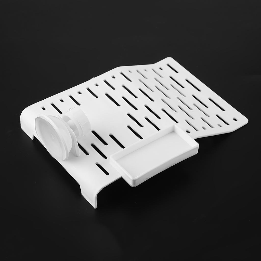Aquarium Tortoise Platform Turtle Terrace Reptile Habitat Floating Island Dock with Suction Cup