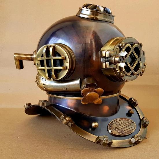 Scuba Diving Helmet 45.72 Cm Mark V Deep Diving Divers Helmet Sea Nautical Helmet Gift