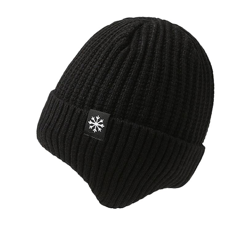 Winter Wool Cap Outdoor Warm Velvet Thick Knitted Cap Men Cold Ear Protection Cap