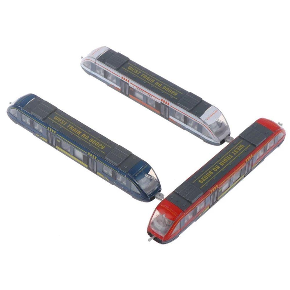 Metal Metro Subway Toys Gift Simulation Train Toy Diecast Train Toy High Speed Rail Underground
