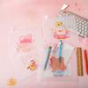 20PCS Cartoon Pattern Zipper Storage Bag Candy Snack Stationery Gift Package Kids Cute Plastic Sealed Storage Pouches 2025 New