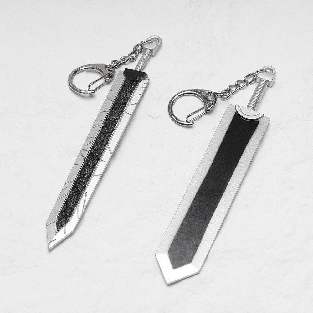 Berserk Guts Dragon Slayer Sword Keychain Pendant - Creative Weapon Ornament Hanger