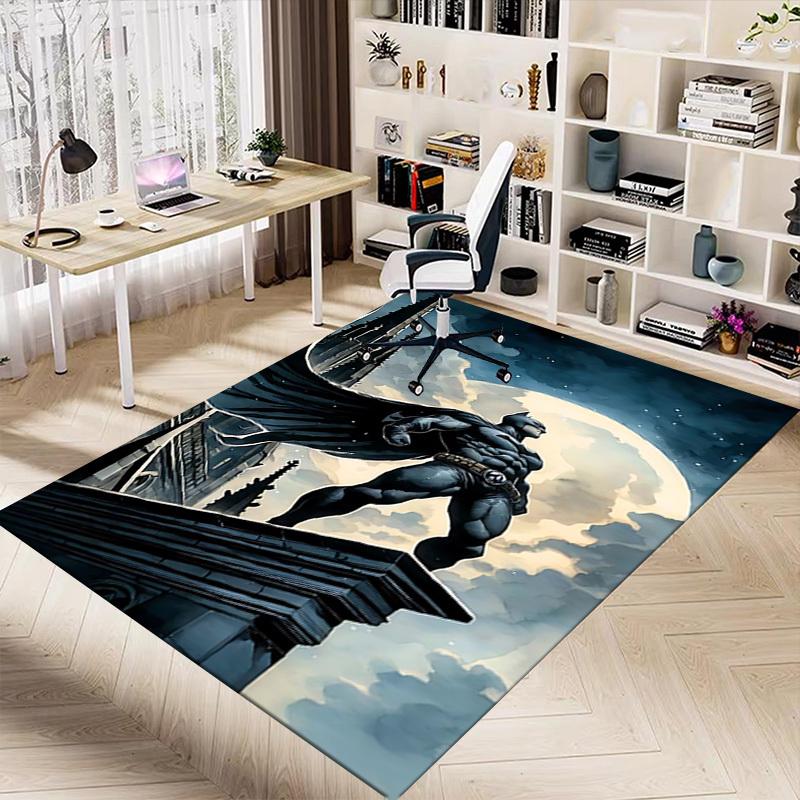 1pc Batman full moon Carpet, for Home & Office Decor, Desk Chair Carpet, Festive GiftL1450
