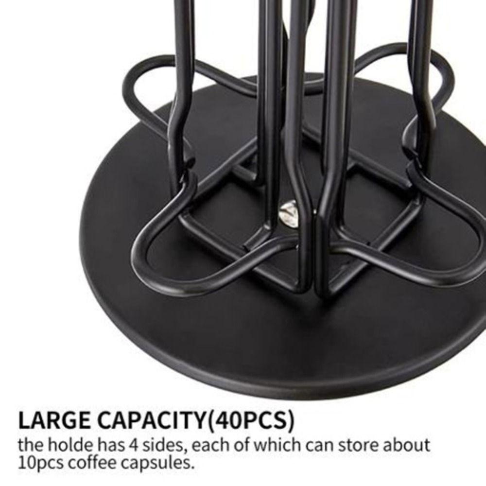 Plating Coffee Capsules Stand Rack 40 Coffee Pod Holder Coffee Capsule Rack Tower  Milk Tea Shop