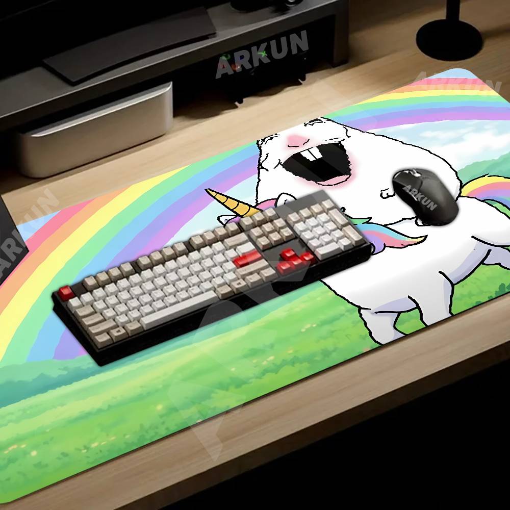 Süßes Mode Lustiges Meme Großes Gaming-Mauspad XXL 900x400 Gamer Computertischmatte