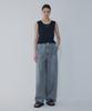 Bobeu Hidden String Wide Denim Pants_Gray 7156255007