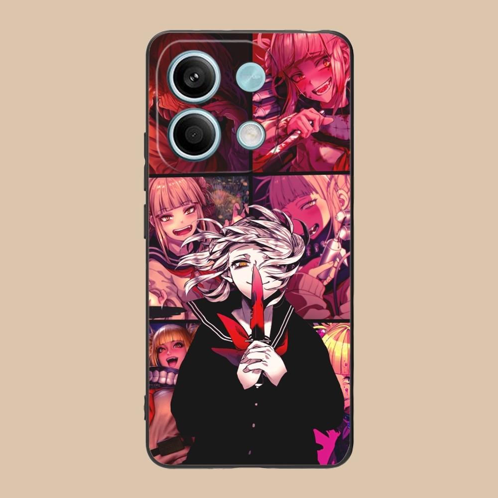Hero Himiko Toga Mobile Phone Case for Xiaomi Redmi 13 13C 12 12C 10 10C A1 A2 A3 Plus 5G Black Soft Phone Cover Shell