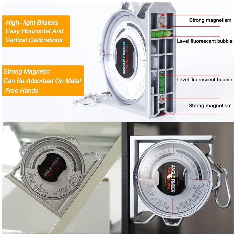 Angle Finder Inclinometer Protractor Magnetic Angle Finder Angle Measuring Tool Tilt Level Meter Slope Locator Angle Measurement