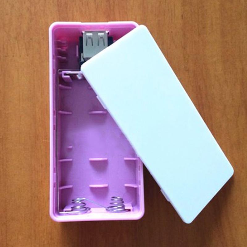 5600Mah 2X 18650 USB Power Bank Ładowarka Bateria Etui Pudełko DIY Na Telefon Ładowanie Elektroniczne Dla Baterii Li-18650 DC 5V 1A