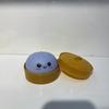 Creative Cute Dumpling Led Night Light Pressable Stress Relief Toy, Children'S Bedroom Bedside Lamp Gift