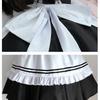 GEAHOL Maid Cafe Maid Classic Short Unisex for Men and Perfect for and Adults Costume, Cosplay, Apron, Length, 10-Piece Set, Women, Cosplay, Events,