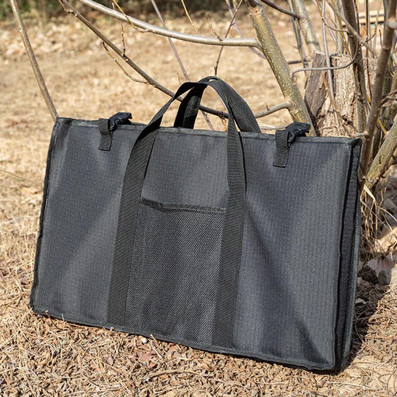 Folding Table Carrying Bag Heavy Duty Table Storage Bag Organizer Large Space Picnic Container Multi-Purpose Protective Cover