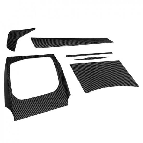 Carbon Fiber Dashboard & Console Control Panel Trim Cover ABS For BMW 3' G20 G21