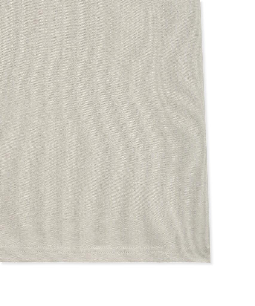 YALE [2Pack] Heavyweight Snell Logo Short Sleeve T-Shirt_White/Warm Gray
