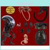 Mezco Mds Designer Alien 6 Calowy Wersja Luksusowa Figurka Kolekcjonerska Model A1 Dla Fanów