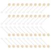100Pcs 12.5/15cm Leather Wool Balls Painting Brush Leather Dyeing Applicator  Clothes Painting