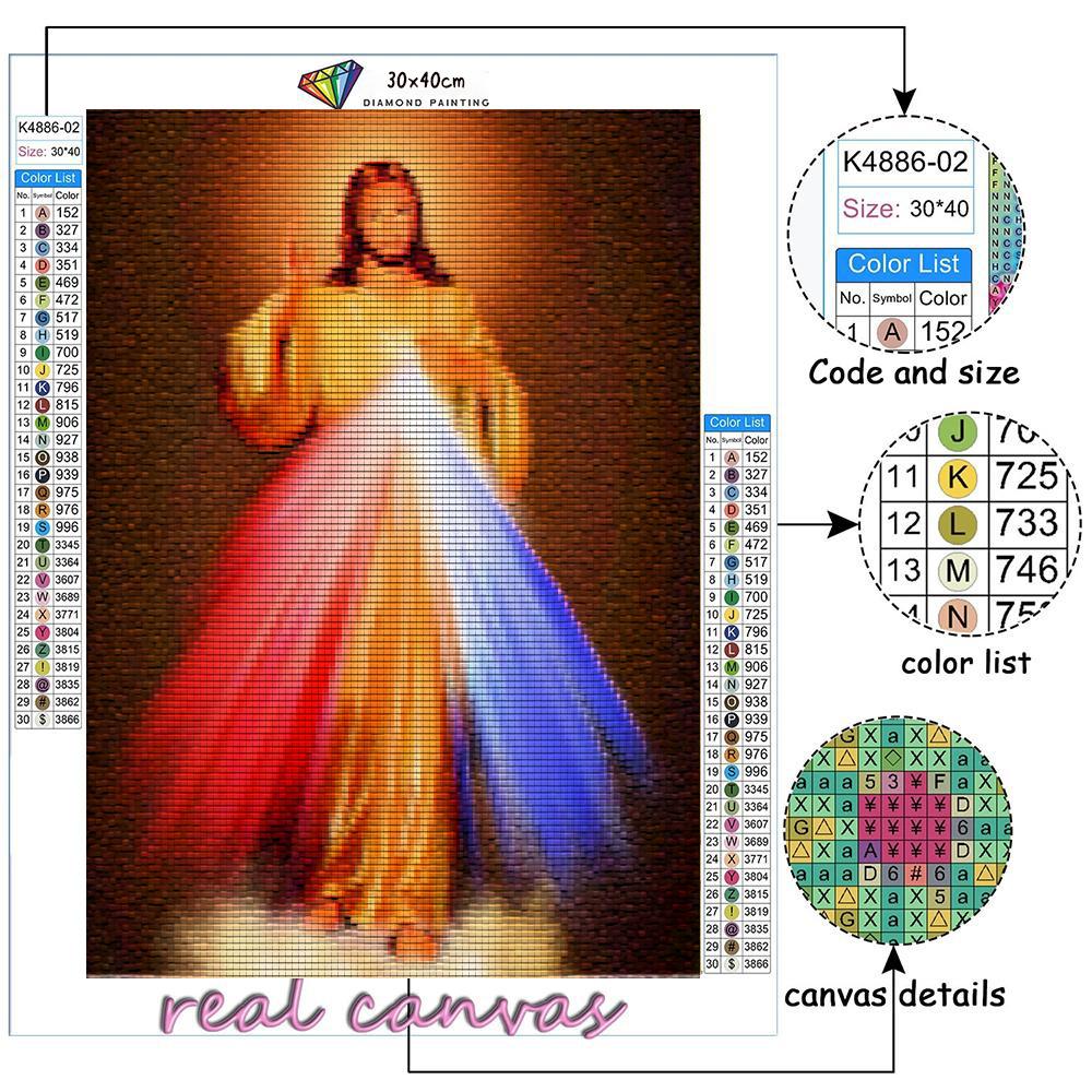 5D Diy Diamond Painting The Light of God Cross Stitch Set Full Diamond Embroidery Mosaic Art Picture of Rhinestones Decor Gift