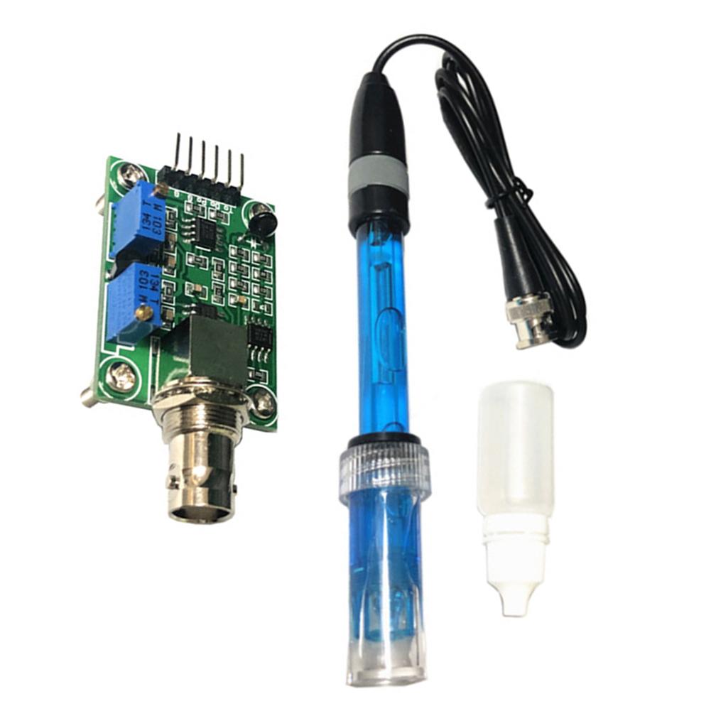 PH4502C 0-14 PH Meter Detector Module, Hydroponics Sensor Module, Monitoring Controller, BNC Block Electrode Probe