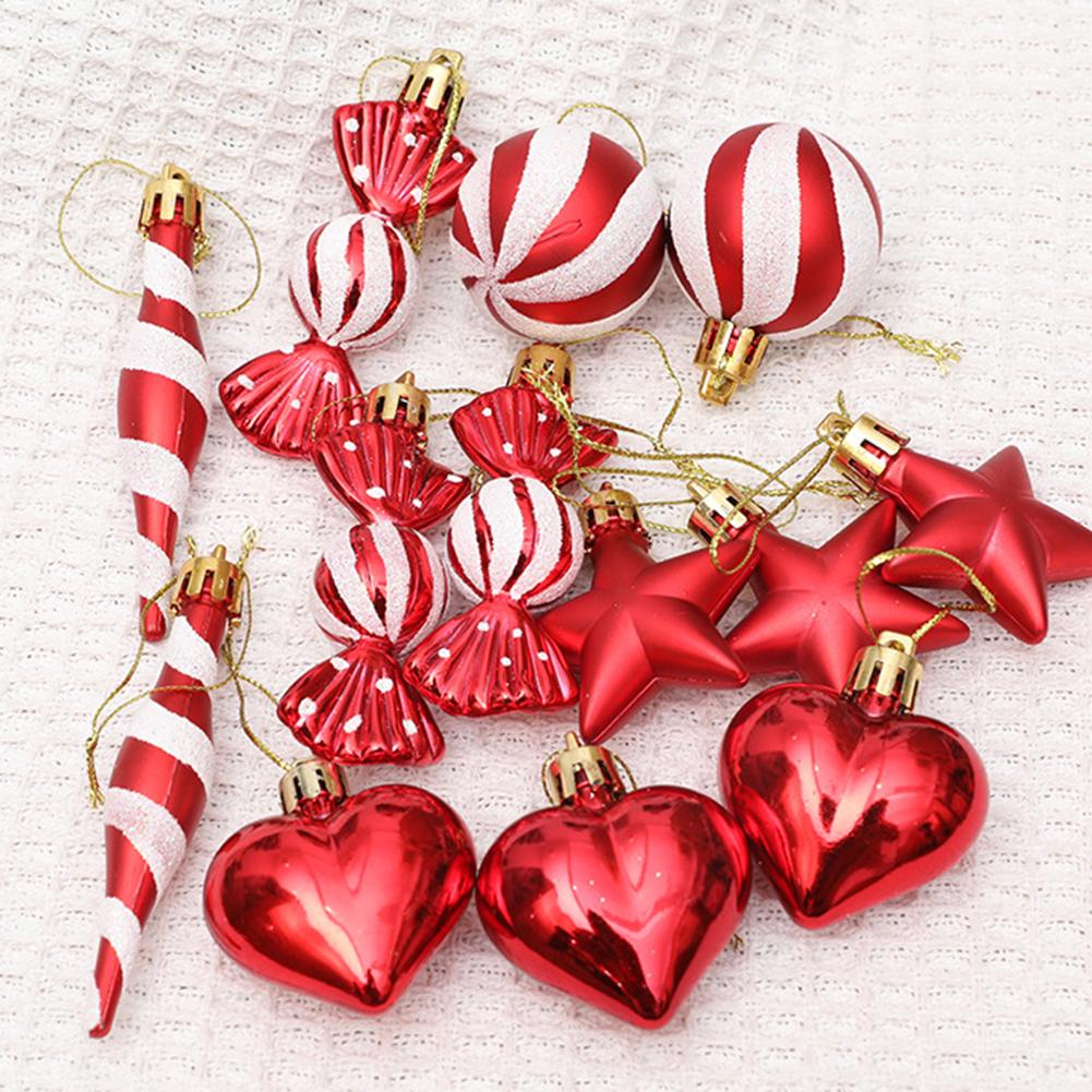 

Exquisite Tree Ornaments Candy Lollipop Ornaments Elegant Home Decor Exquisite Appearance Long-Lasting Materials червоний