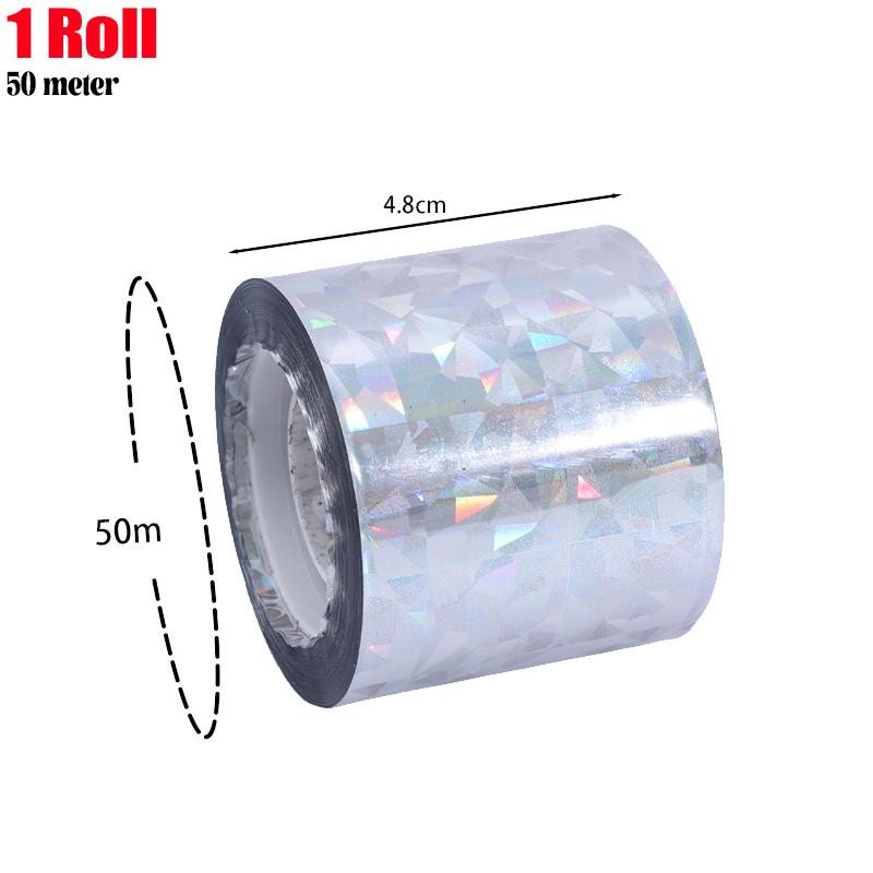 Bird Scare Laser Tape Repellents Double Sided Pigeons Birds Away Reflective Ribbon Deterrent Tapes for Outdoor Garden Orchard