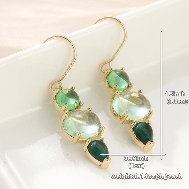 European and American personalized copper earrings avant-garde earrings