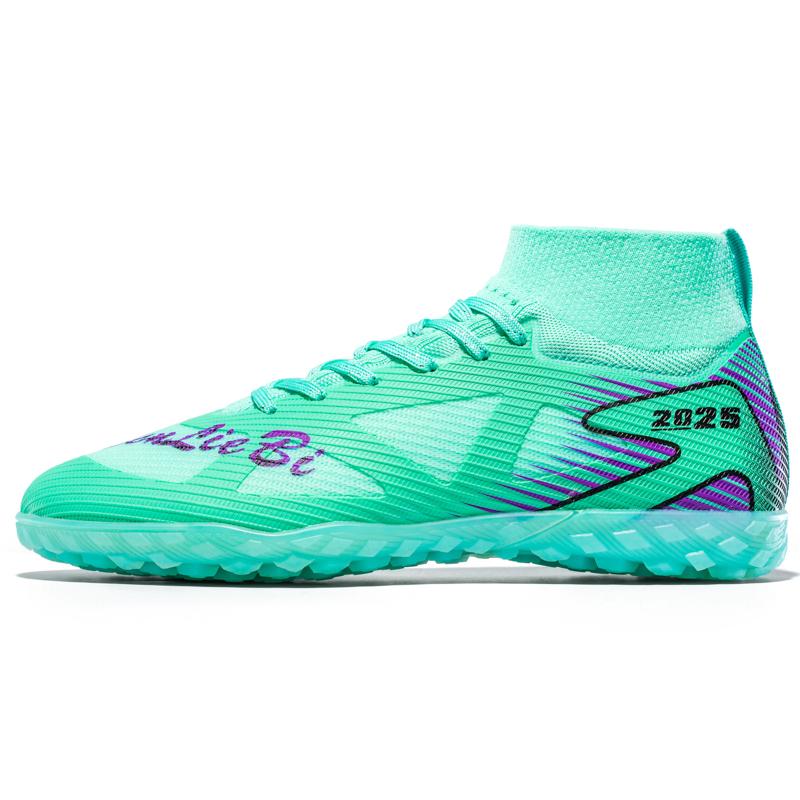 New Men Soccer Shoes Cleats Sneakers High-top Non-Slip Futsal High-quality Football Boots Grass Match Indoor -selling FG/TF