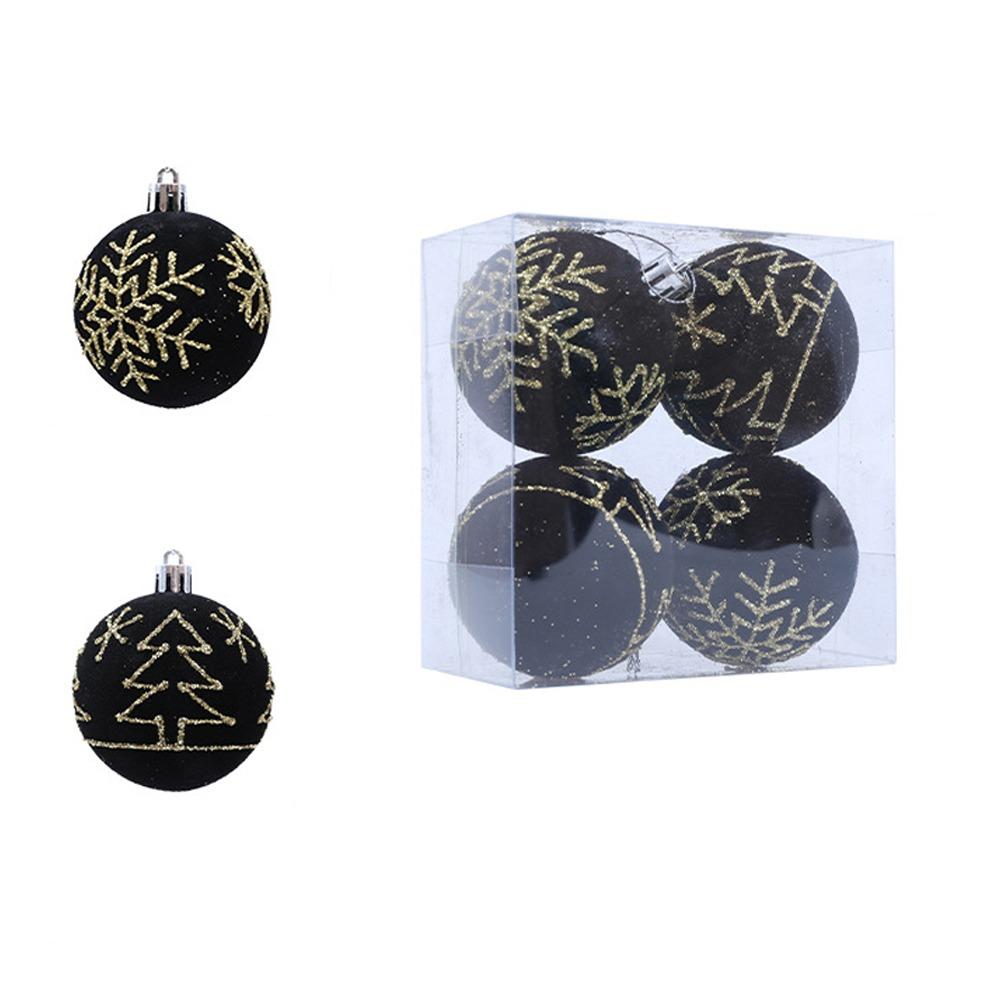 Plastic Christmas Decoative Balls Hanging Xmas Tree Ornaments Christmas Color Balls  Home Decor