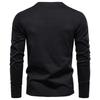 Polo Ralph Lauren 2025 Høst Ny Herre Broderi Casual V-hals Langermet T-skjorte Slim Fit Base Skjorte Ren Bomull T-skjorte Topp for Menn