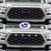 4x 12V Car Smoke Lens LED Grille Light Kit White Lamp For Toyota Tacoma 2020-21