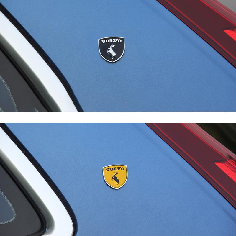 Car Side Logo Sticker Decoration Accessories For Volvo Rdesign Polestar AWD V50 S60 XC60 S40 XC40 XC90 V60 S80 S90 V90 V70 T6 ari963