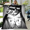 Junji Ito Tomie Kawakami Ghost Soft Plush Blanket,Flannel Blanket Throw Blanket for Living Room Bedroom Bed Sofa Picnic Cover