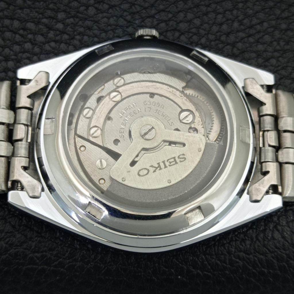 REFURBISHED SEIKO 5 AUTOMATIC 6309A VINTAGE JAPAN MENS GOLDEN WATCH a442288-1