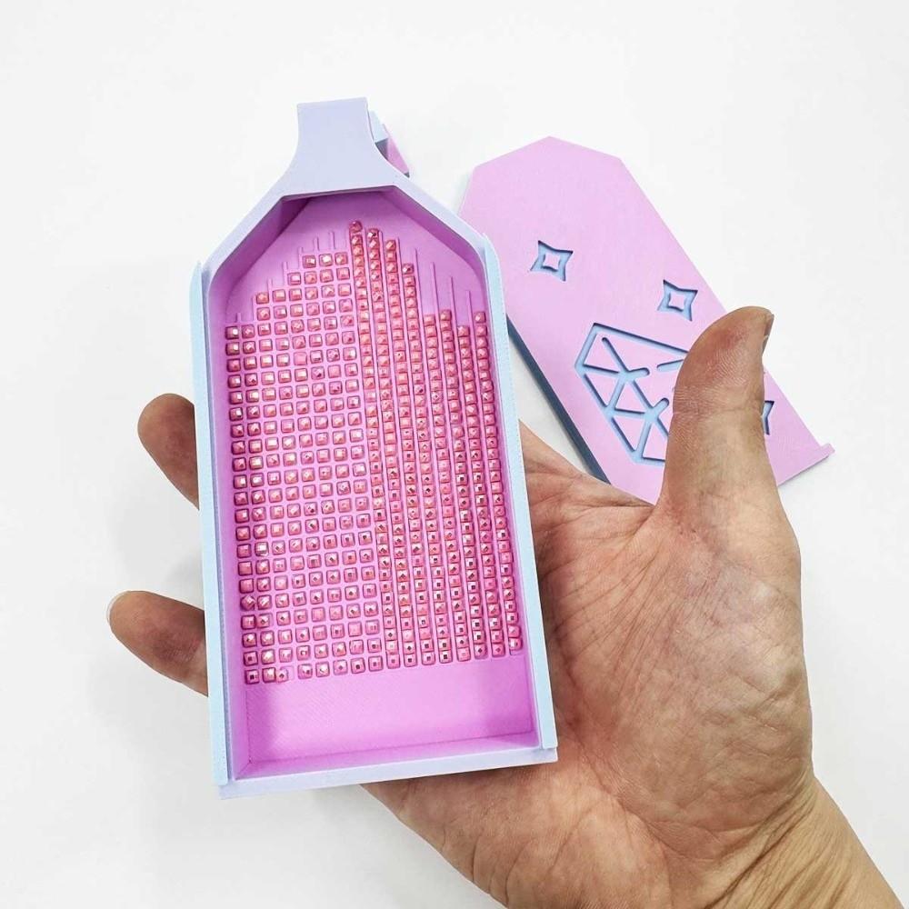 Multi-Color Diamond Painting Tray Kits DIY Craft Art Dot Drill Tray  for Nail Art