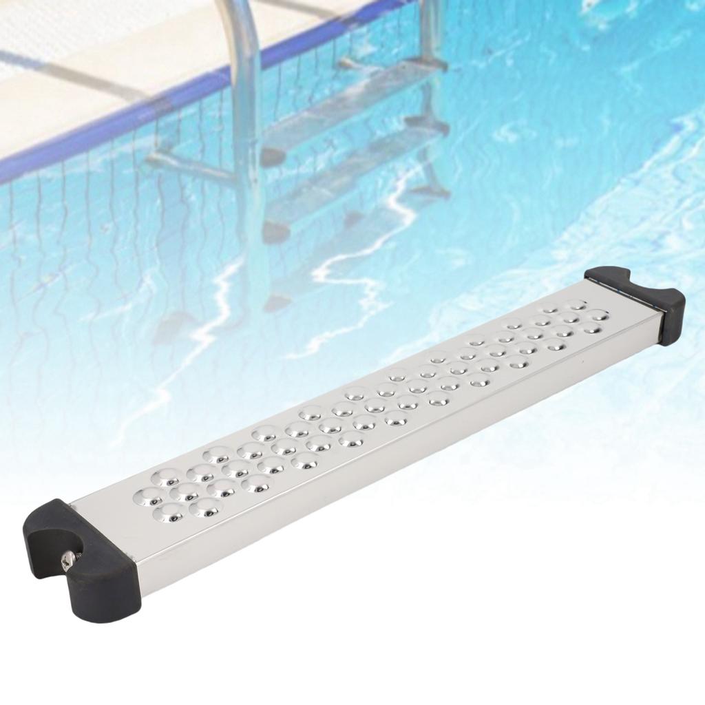 Gradino in Acciaio Inossidabile per Piscina, Gradino di Ricambio per Scala da Piscina, Pedale Antiscivolo per Scala da Piscina per Piscine Intermedie ed Esterne