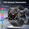 New TWS 2-In-1 Headset Smart Watch Bluetooth Call Men Watches 400mAh Battery Heart Rate Play Music Smartwatch Women