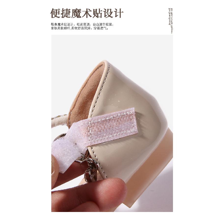 Girls Sandals Little Girls Princess Shoes Baby Girls Summer New Crystal Shoes Children's Flat Shoes Soft Sole Shoes