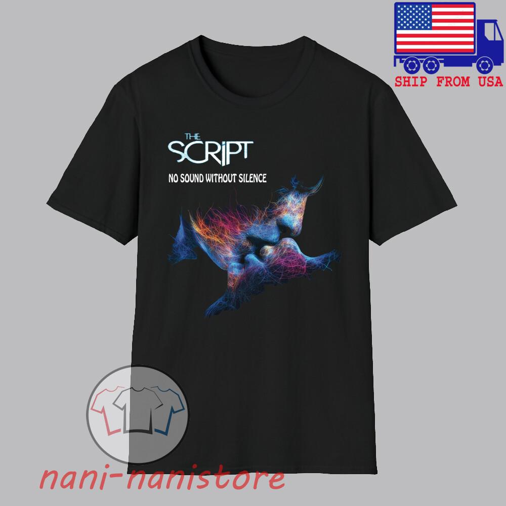 The Script No Sound Without Silence Men#039;s Black Size S5XL Unisex T-Shirt XXXXL