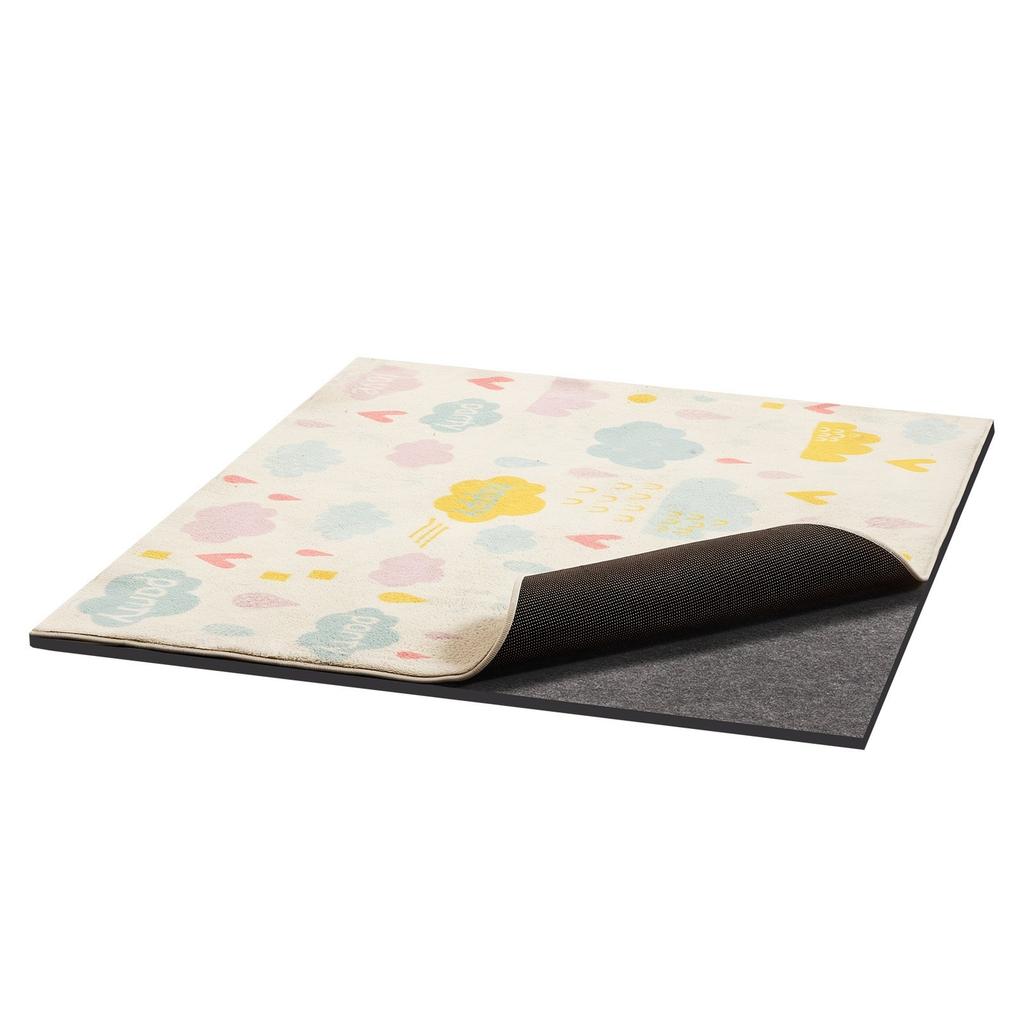 Rug Pad 2.44 x 1.52 m, Non-slip Carpet Area Pad, Rug Mat Padding with Dual Surface Felt Cushion & Rubber Gripper, Hardwood Floor Protection for All