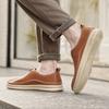 Classic Men's Genuine Leather Loafers All-match Slip-On Shoes Comfortable Casual Male Flats Breathable Men Business Dress Shoes
