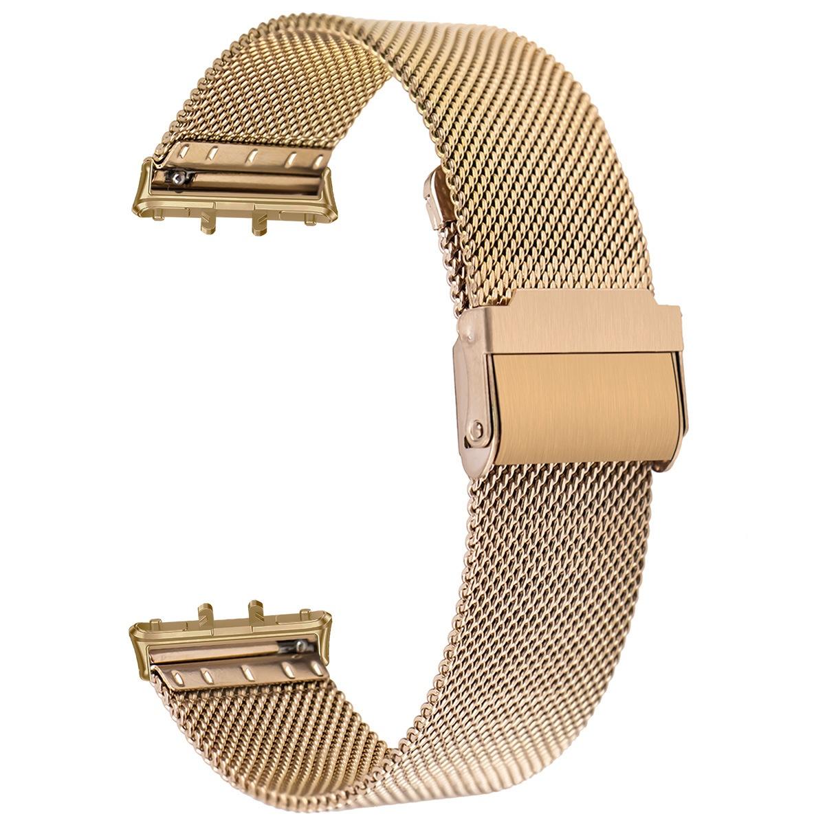 

For Samsung Galaxy Fit3 Watch Band Milanese Loop Stainless Steel Adjustable Wrist Strap with Clasp