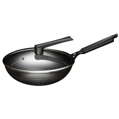 DStt 32CM Wabe Edelstahl Wok
