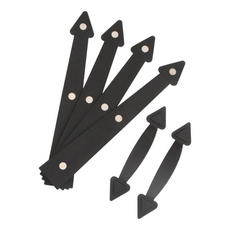 

Магнитная декоративная фурнитура для гаражных ворот, диванный дом, 6 шт., каретные акценты, искусственные петли, комплект декора для бордюра