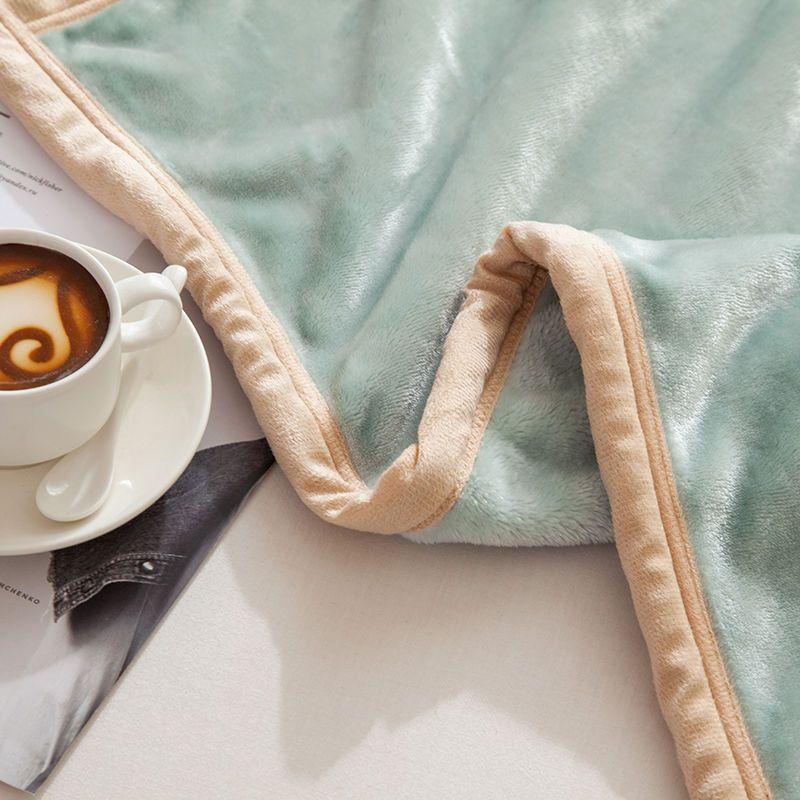 Blanket Single Person Flannel Blanket Office Thick Air Conditioning Nap Blanket