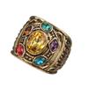 Cool New Fashion Men's Power Ring Thanos Cosplay Anime Alloy Jewelry Punk Gothic Hip Hop Ring for Male