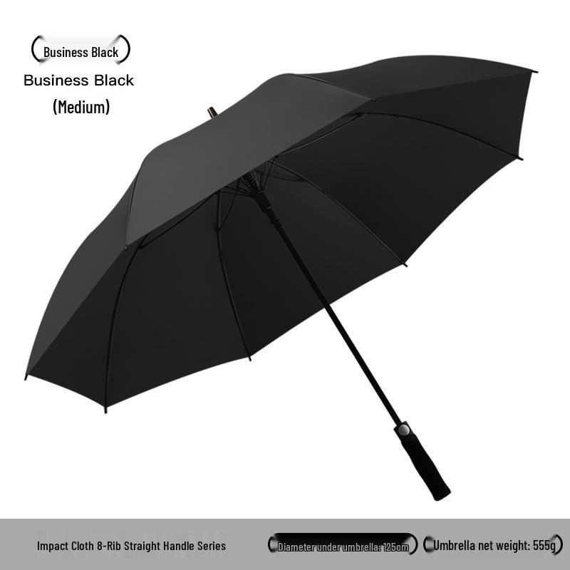 Extra Large Reinforced Windproof Double Automatic Umbrella for Men, Women, and Cars - Waterproof, Long Handle, Extra Thick, and Ideal for Rainstorms.